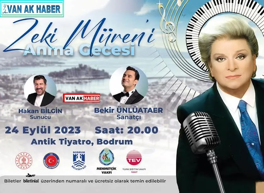 Zeki Müren, vefatının 27. yıl dönümünde Bursa ve Bodrumda anılacak