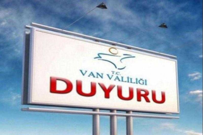 Van’da gösteri ve yürüyüşlere geçici yasak