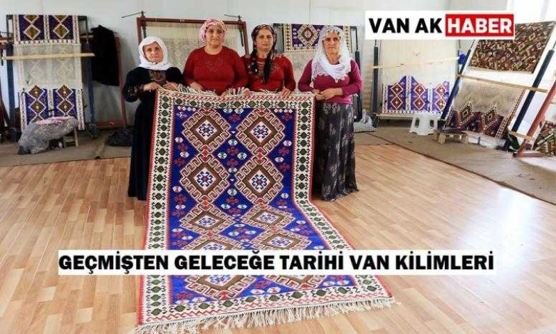 Tarihi Van kilimleri onların ellerinde hayat buluyor